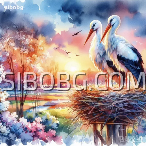 Диамантен гоблен „ЩЪРКЕЛОВА ПРОЛЕТ“ , снимка 1