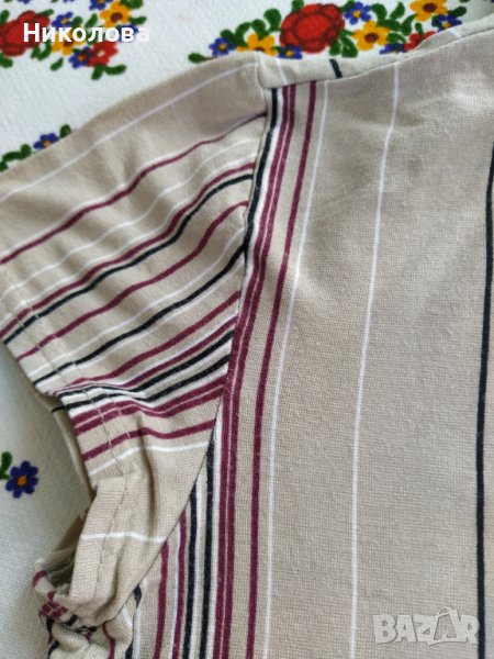 Памучна блуза с къс ръкав., снимка 1