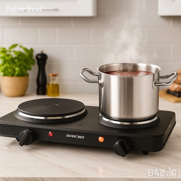 Двоен котлон SilverCrest - 2500W – две ястия едновременно, снимка 1