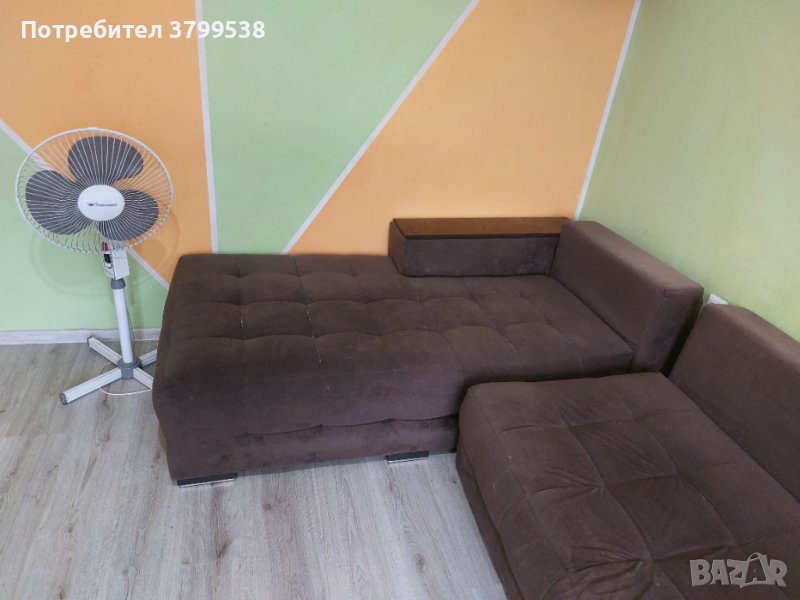 Продавам ъглов диван размер 260/160, снимка 1