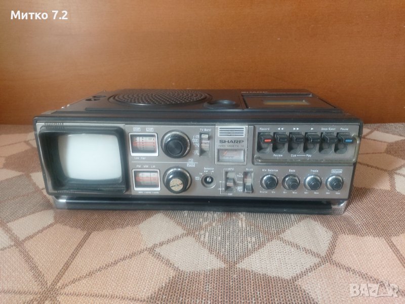 Стар радио касетофон TV Sharp 5p-27g, снимка 1