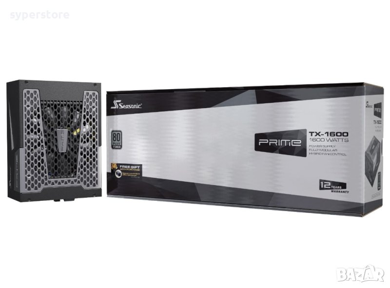 Захранване за настолен компютър Seasonic SSR-1600TR 1600W ATX Active PFC 80 Plus Platinum, снимка 1