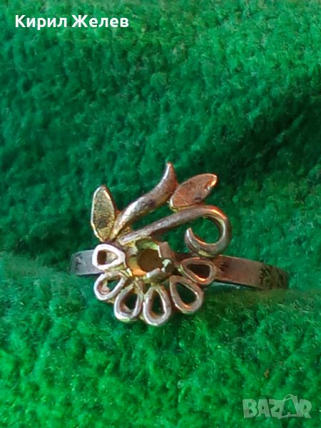 СРЕБЪРЕН ПРЪСТЕН - ЦВЕТЕ МАЙСТОРСКА ИЗРАБОТКА 17139, снимка 1