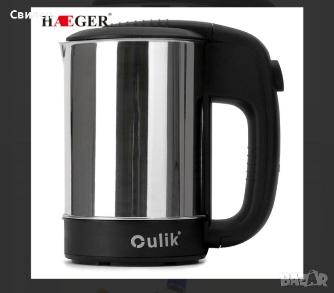 Електрическа термокана от неръждаема стомана с капацитет 500 мл 1000W, снимка 1