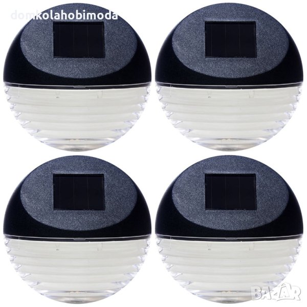 4 Соларени фенер настолени, за окачване, 10 cm , снимка 1