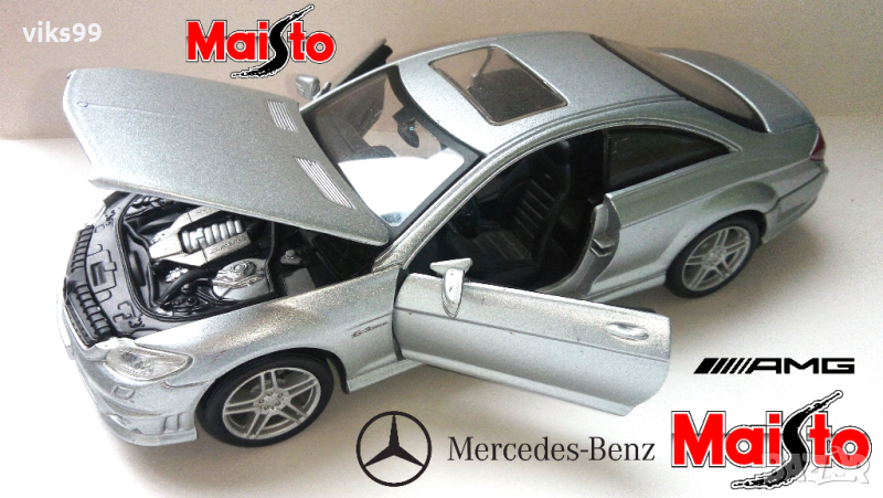 Mercedes-Benz CL 63 Coupe AMG Special Edition Maisto 1:24, снимка 1