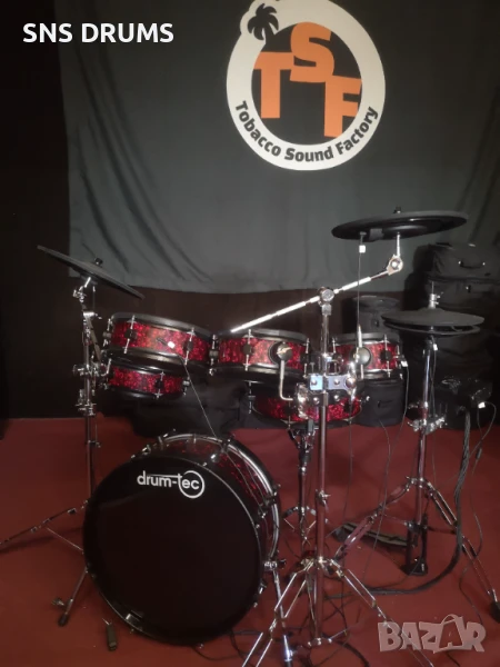 ✅ Супер оферта: Професионален комплект електронни барабани, снимка 1