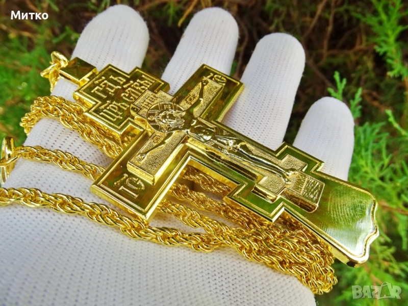 НОВ Свещенически, попски бронзов нагръден кръст 1, снимка 1