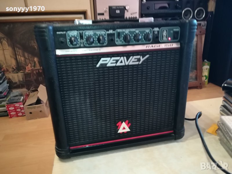 PEAVEY RAGE158 TRANS TUBE-УСИЛВАТЕЛ-КУБЕ ВНОС SWISS 2202241557, снимка 1