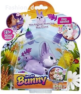 Ново Animagic Интерактивно ходещо зайче с над 50 светлини звуци Деца Подарък, снимка 1