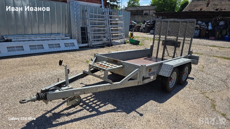 Ремарке за строителна техника 2700кг., снимка 1