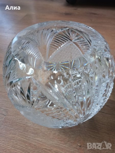 Кристална купа/сфера/ваза, снимка 1