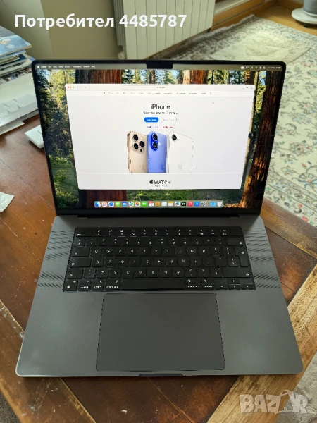 MacBook Pro 16-inch (M3 Max), 36GB RAM, 1TB SSD, снимка 1
