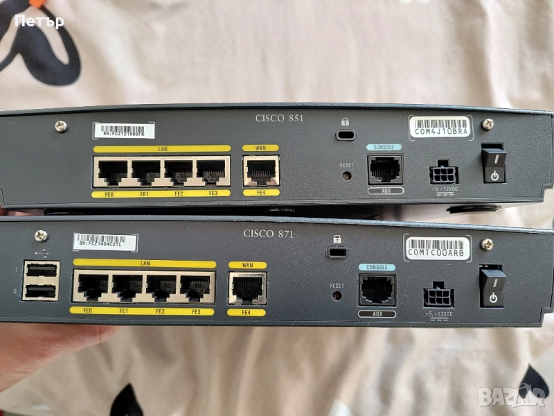 Продавам рутер Cisco (851 и 871), снимка 1