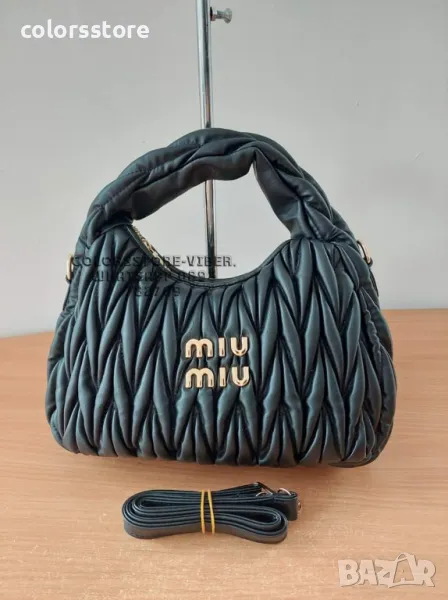Черна чанта MiuMiu-SG40U, снимка 1