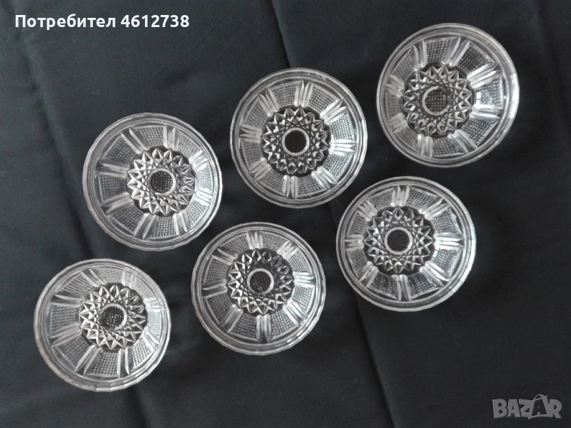 Нови, красиви десертни купички - 6 бр. , снимка 1