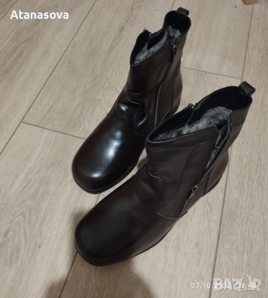 Продавам ортопедични боти изцяло естествена кожа, снимка 1