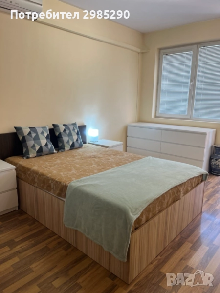 Продавам спалня 145/205 с повдигащ механизъм, матрак и топ матрак, снимка 1