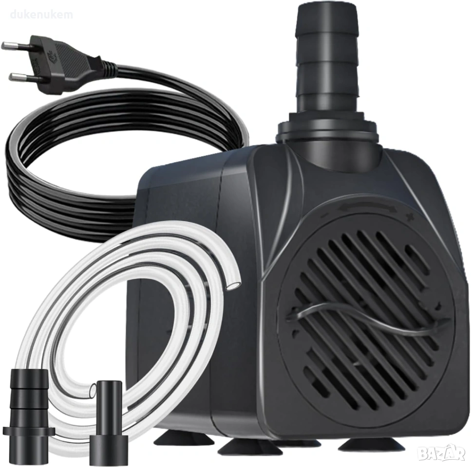 Потопяема водна помпа 10W – 600 L/ч, тиха работа, снимка 1