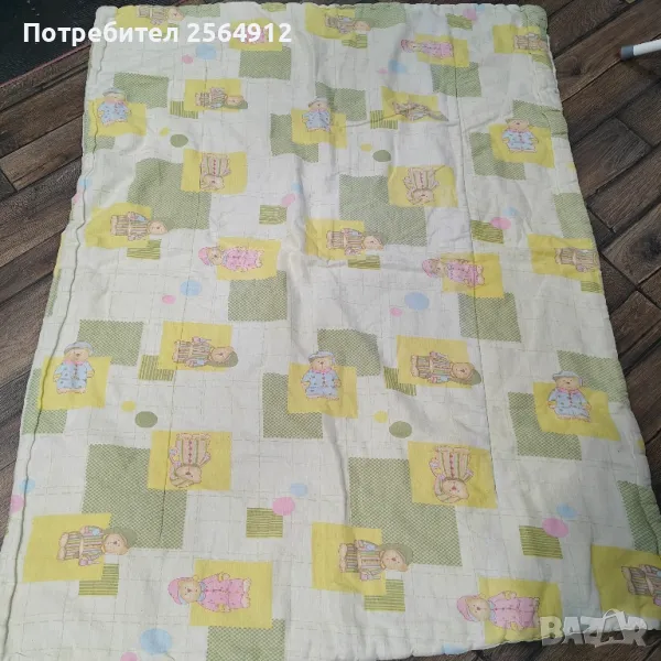 продавам олекотена завивка за бебе, снимка 1