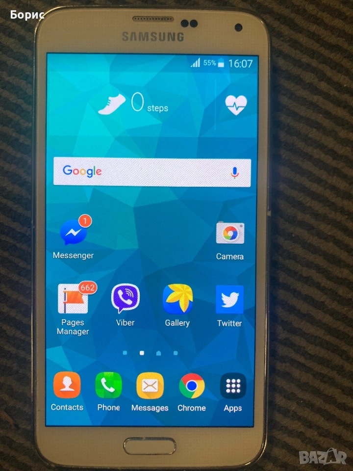Samsung Galaxy S5, отличен, снимка 1