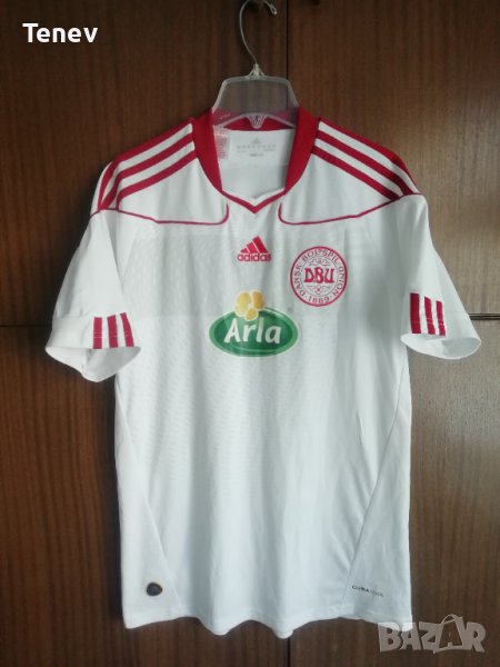 Denmark Adidas оригинална футболна тениска фланелка Дания Национален отбор, снимка 1