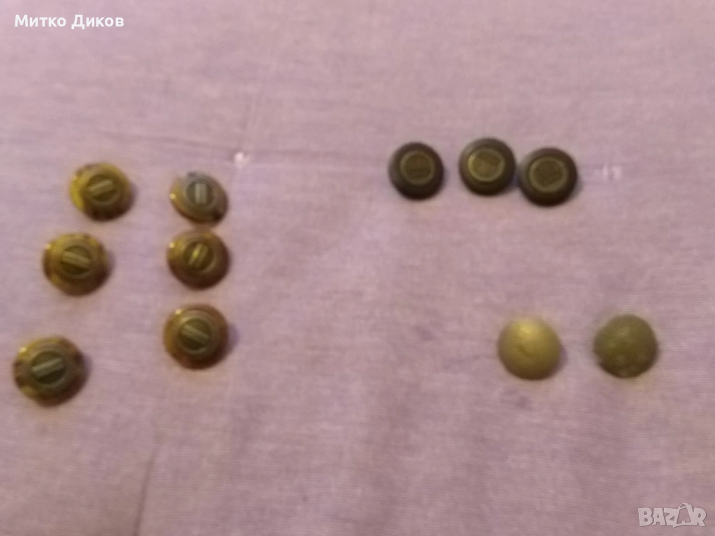 шест броя копчета на Conbipel маркови и други, снимка 1