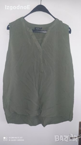 Л-ХЛ зелен летен дамски топ, снимка 1