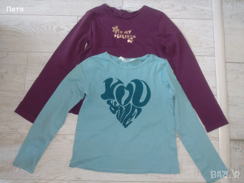 Две блузи "НМ" - 8-10 години, снимка 1