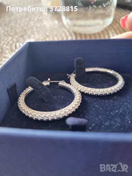 Обеци сваровски, снимка 1