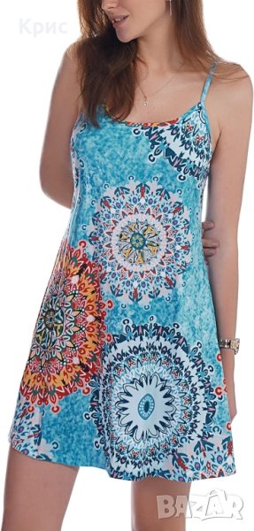 Ежедневна лятна рокля размер М, снимка 1