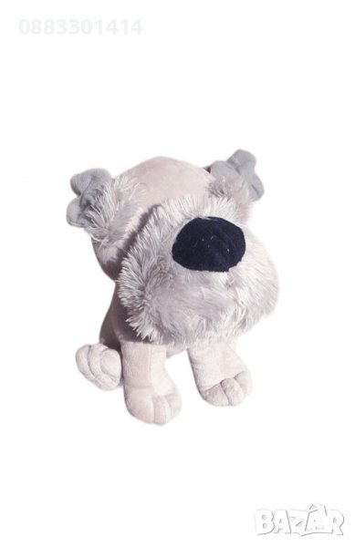 Плюшено сиво куче 30см , снимка 1