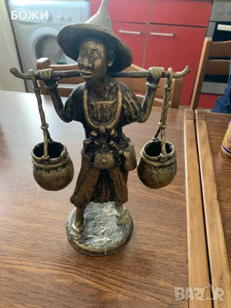 Масивна бронзова статуетка – 31 см, уникат, снимка 1