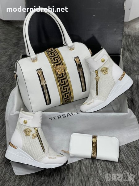 Дамска чанта портфейл и кецове Versace код 418, снимка 1