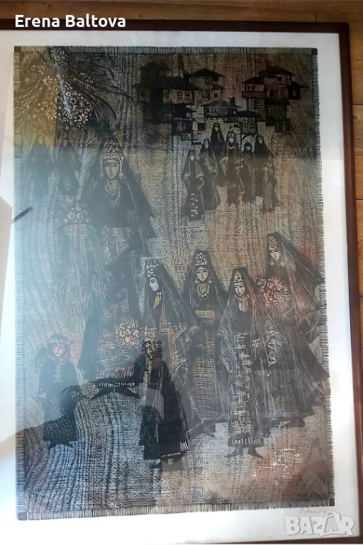 ☘ Голяма картина от художничката Златка Дъбова, снимка 1