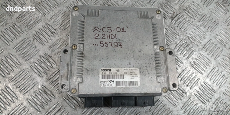 Компютър Citroen C5 2.2HDI 2001г. 0281010885 9645534880 , снимка 1