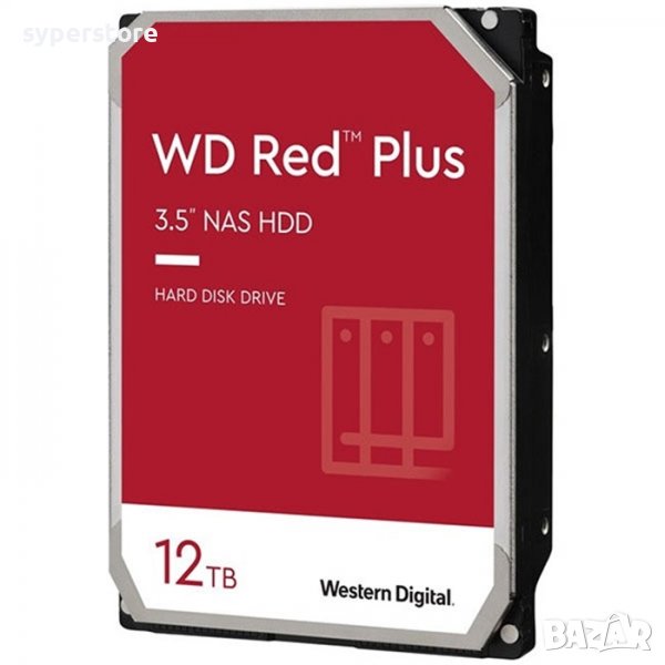 HDD твърд диск, 12TB, WD Red Plus, SS300459, снимка 1