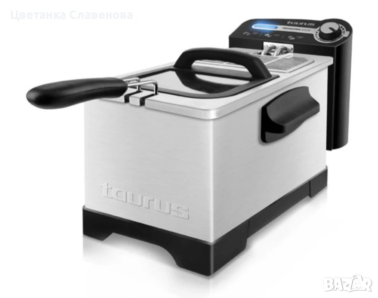 Фритюрник TAURUS PRO 3L PLUS , 1.00 kg, 2100 W, СИВ, снимка 1