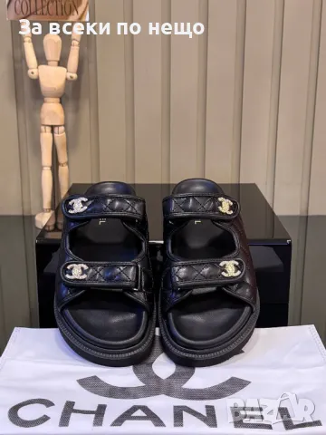 Chanel Дамски Чехли Шанел - 3 Налични Цвята Код E272, снимка 10 - Чехли - 50415283