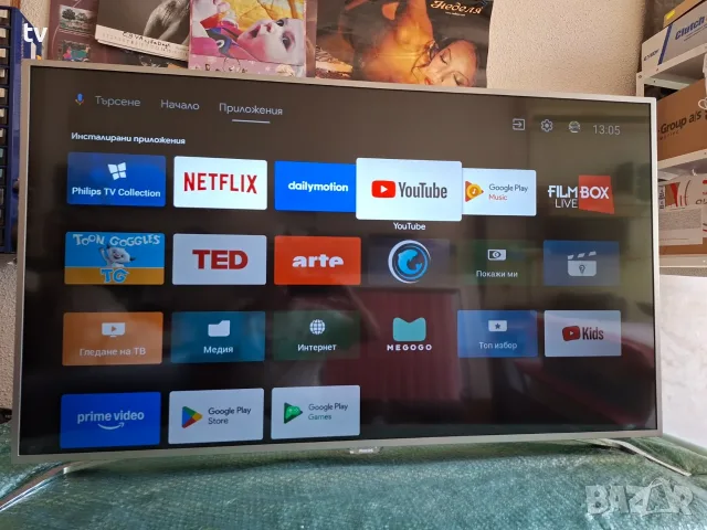 55 инча Philips Android Филипс Андроид 4K LED Smart HDR смарт лед ХДР Амбилайт - с нова подсветка!, снимка 3 - Телевизори - 55800796