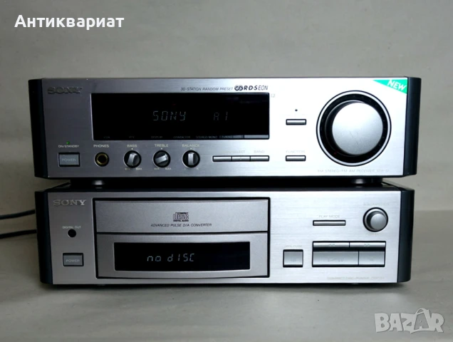 Топ миди компоненти на SONY - ресийвър STR-S1 + CD плеар CDP-S1