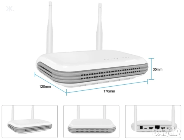 Комплект 4 PTZ камери за видеонаблюдение , снимка 4 - Комплекти за видеонаблюдение - 50869266