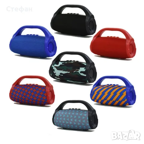 Преносима колонка, BS-118, Bluetooth, Мощност 6W, FM радио, USB, micro SD, AUX