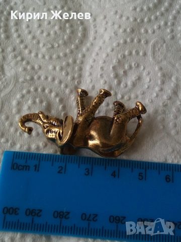 Бронзова фигурка на 🐘 слон 13779, снимка 2 - Колекции - 53582022