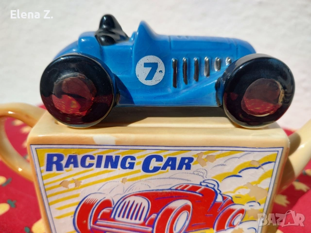Винтидж чайник играчка състезателна кола, снимка 5 - Колекции - 53845101