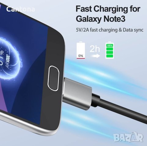 Micro USB 3.0 кабел, USB 3.0 A към Micro B суперскоростен кабел за данни , снимка 4 - Кабели и адаптери - 42591233