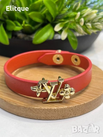 гривна от естествена кожа louis vuitton fendi prada , снимка 4 - Гривни - 52907656