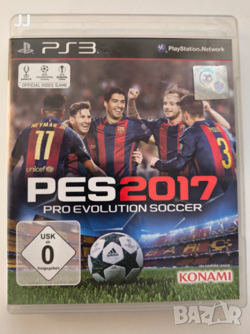 PES 2017 45лв. игра за Ps3 Playstation 3 плейстейшън 3, снимка 1