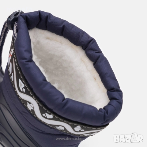 39,90лв. „DEMAR“: Нови детски боти /апрески с Топла подплата. Размери 24-35. FROST Син, снимка 4 - Детски обувки - 51687425
