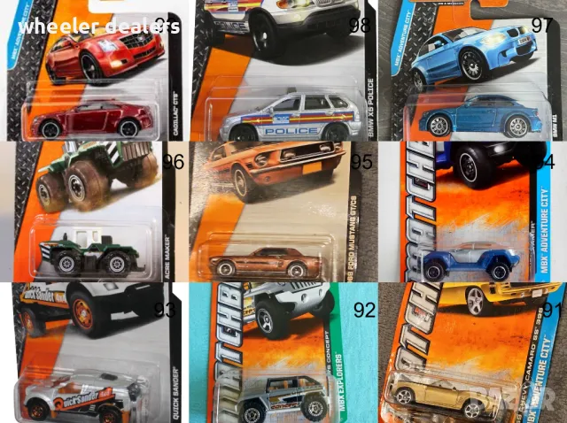 Метални колички Мачбокс Matchbox от различни години в мащаб 1:64 Част1, снимка 2 - Колекции - 22020827